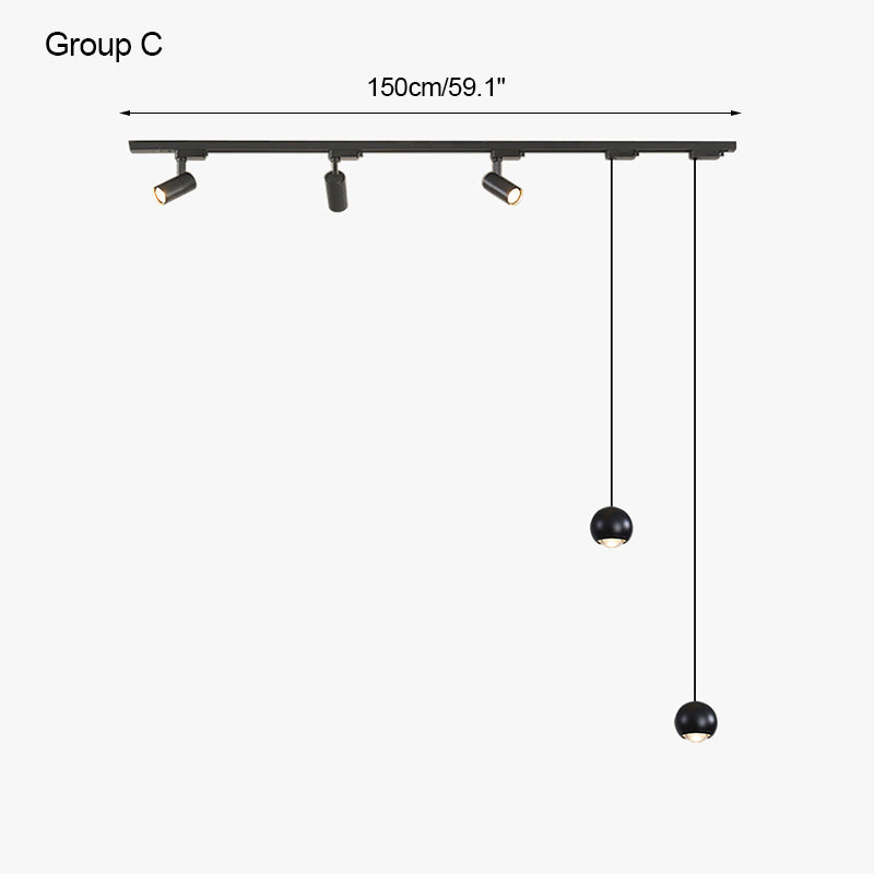 Diff Spotlight Pendant Light for Track Lighting-DF2163