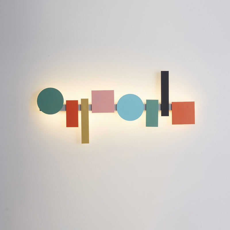 Diff Colorful Sculptural Art Wall Sconce-DF6080