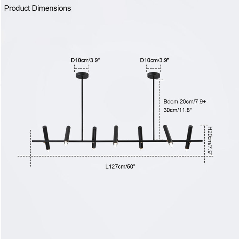 Diff Adjustable Linear Pendant Chandelier-DF2064