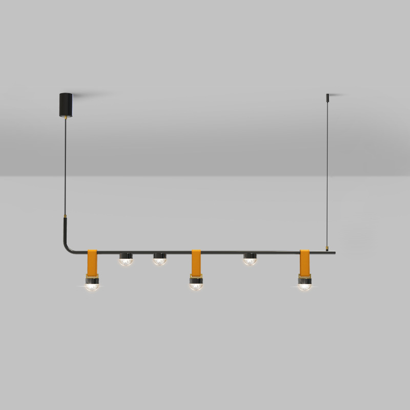 Diff Leather Linear Led Pendant Light-DF2286