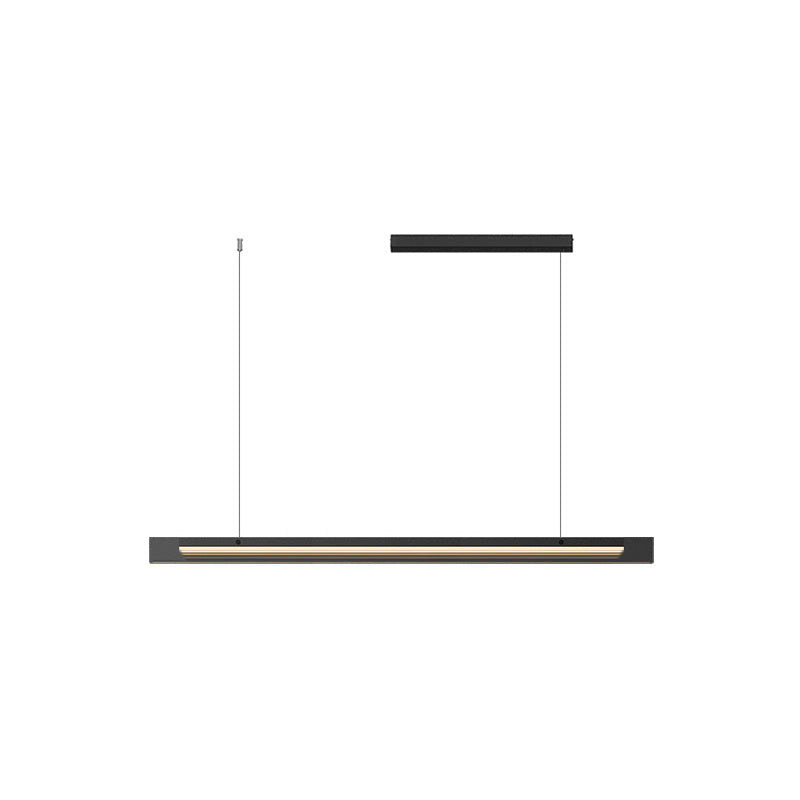 Diff Black Glass Linear Pendant-DF2309