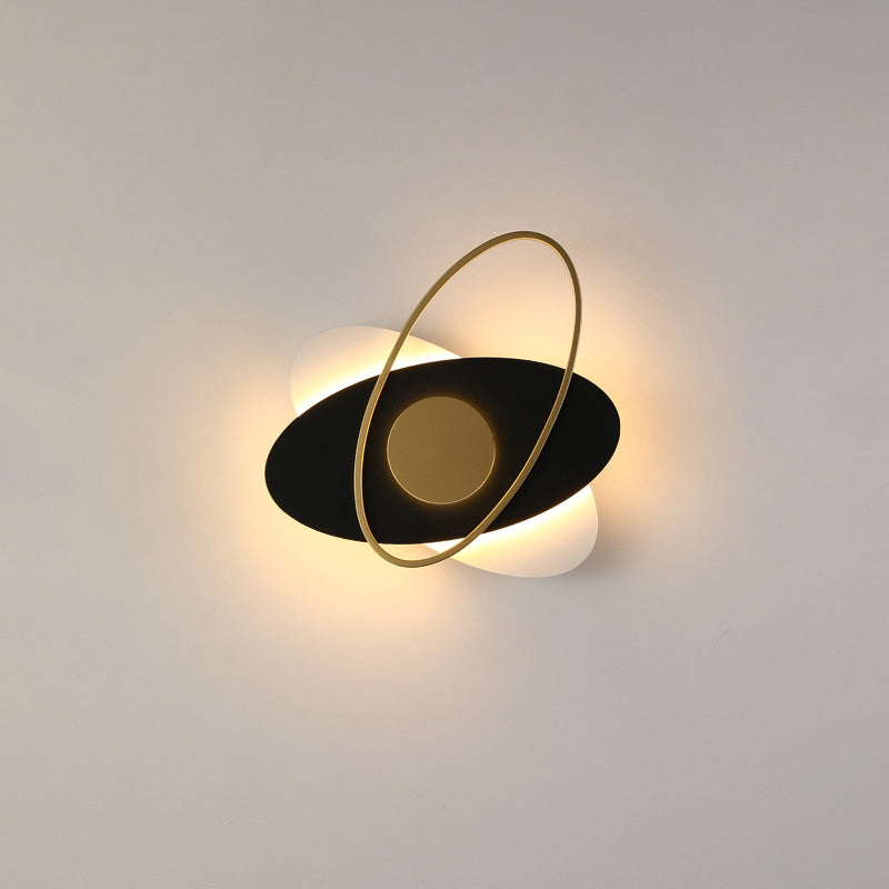 Diff Frosted Glass Oval Accent Wall Sconce-DF6064