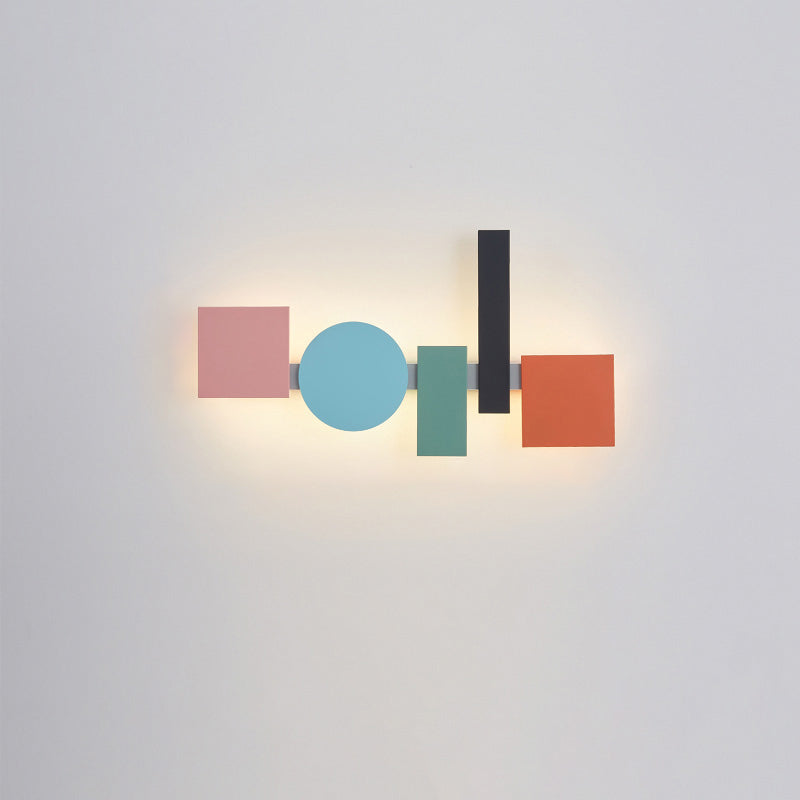 Diff Colorful Sculptural Art Wall Sconce-DF6080
