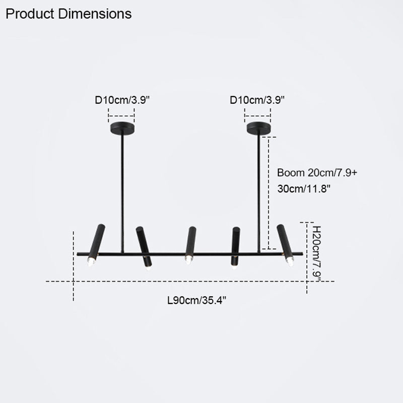 Diff Adjustable Linear Pendant Chandelier-DF2064