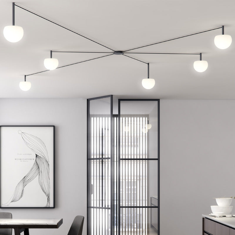 Diff Custom Frosted Glass Globe Ceiling Light-DF1029
