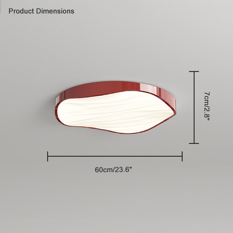 Diff Scandi Colorful Wavy Round Ceiling Light-DF1108