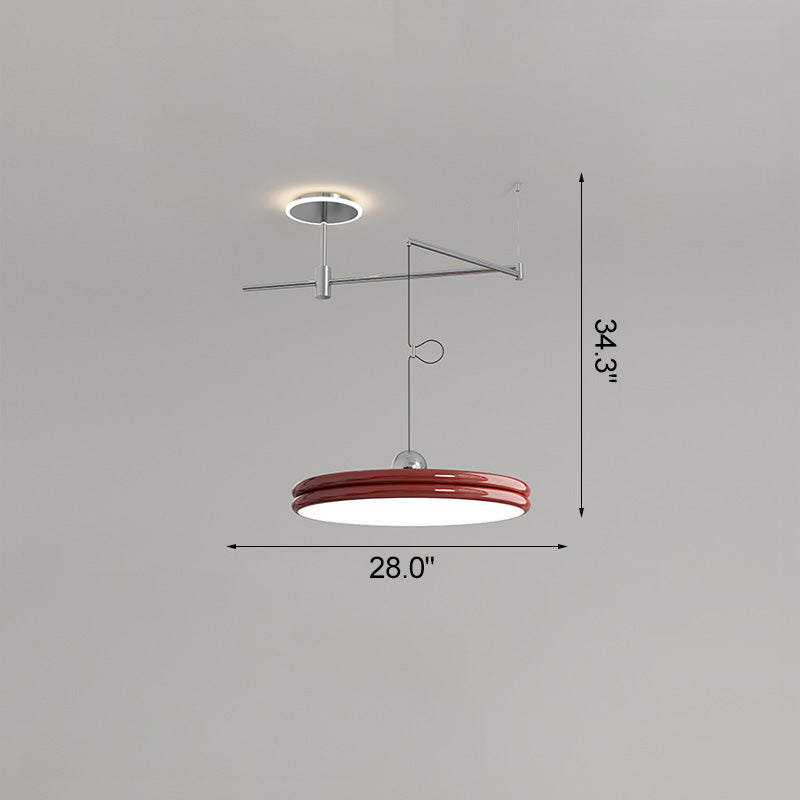 Diff Disc Offset Pendant Light-DF2251