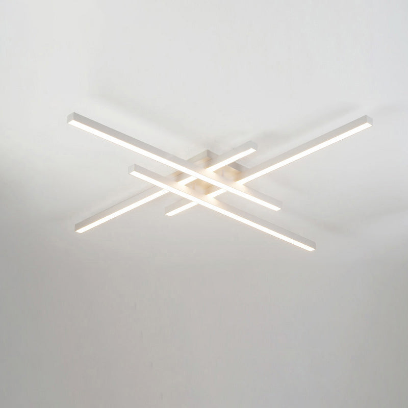 Diff Grid Integrated Led Flush Mount Ceiling Light-DF1004
