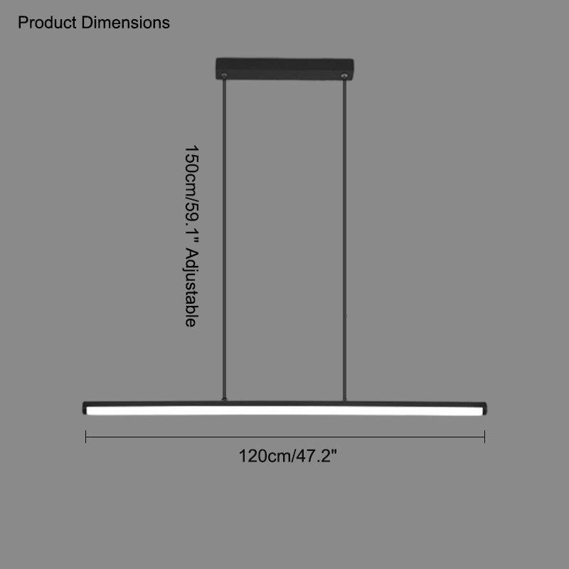 Diff Tube Linear Pendant Light-DF2017