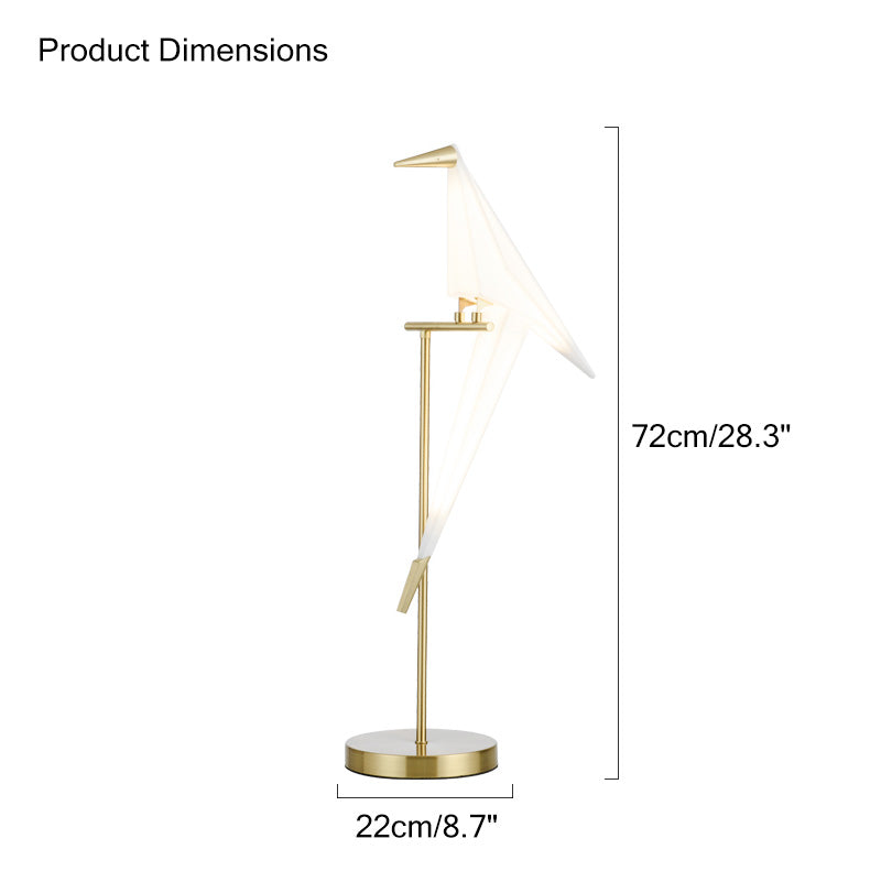 Diff Crane Origami Bird Table Lamp-DF8006