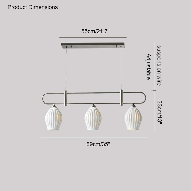 Diff Ceramic Flower Chandelier-DF2121