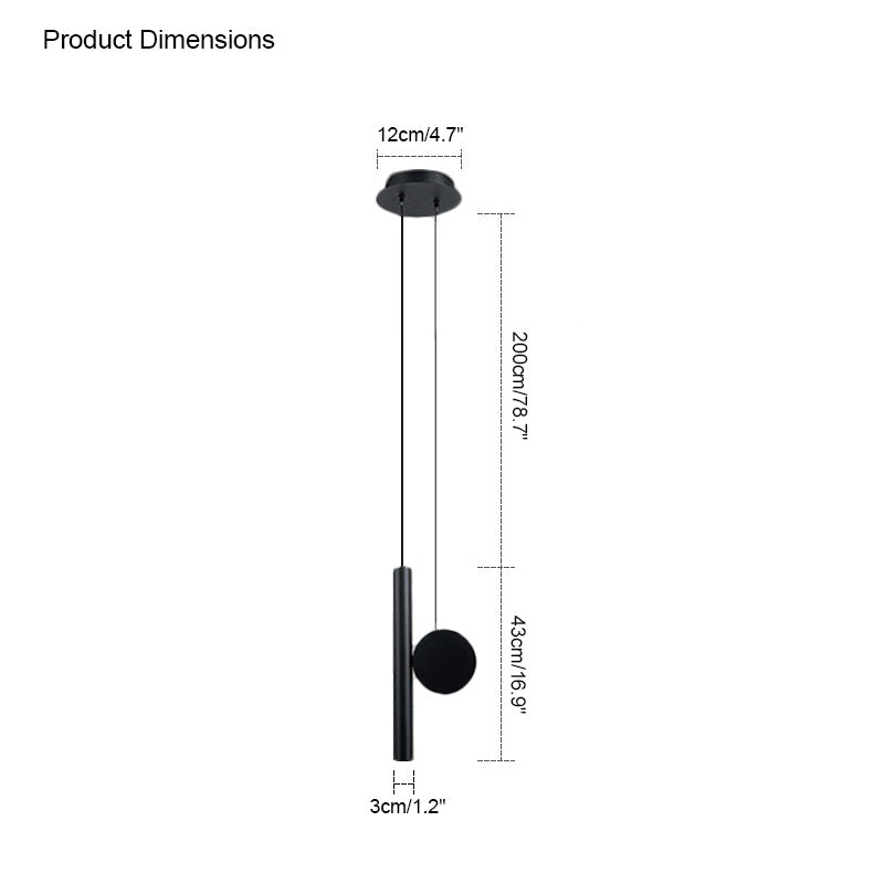 Diff Adjustable Tube Pendant Light-DF2078