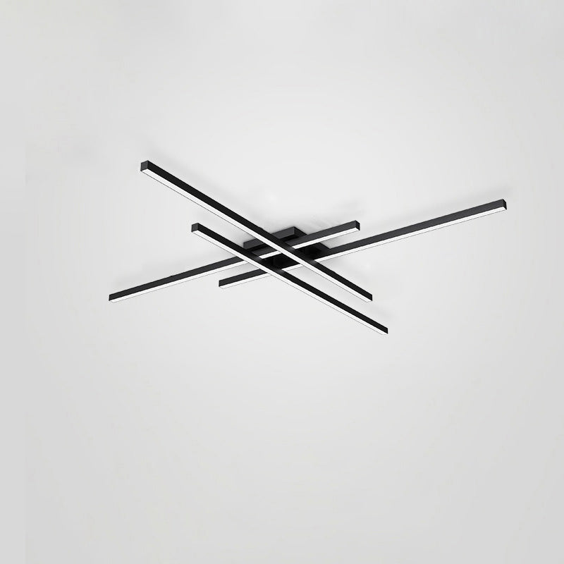 Diff Grid Integrated Led Flush Mount Ceiling Light-DF1004