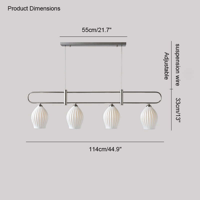 Diff Ceramic Flower Chandelier-DF2121
