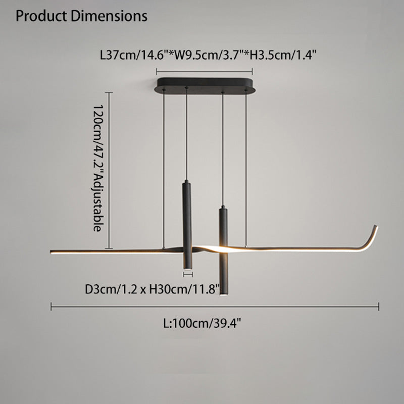 Diff Spotlight Linear Pendant Light-DF2023