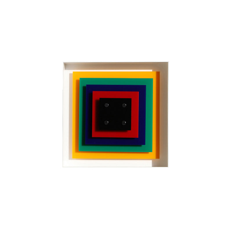 Diff Square Sculptural Wall Sconce-DF6047
