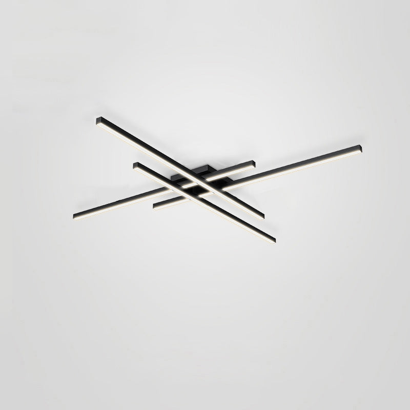 Diff Grid Integrated Led Flush Mount Ceiling Light-DF1004