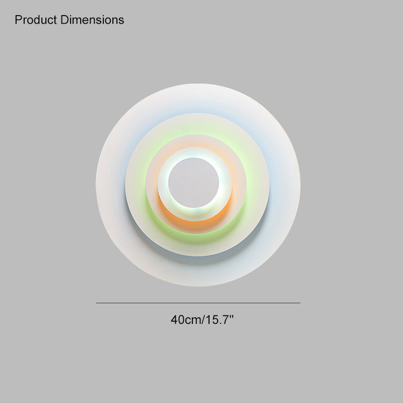 Diff Colorful Round Accent Wall Sconce-DF6043