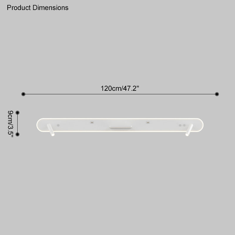 Diff Long Wall Spotlight with Switch & Charging Panel-DF6051