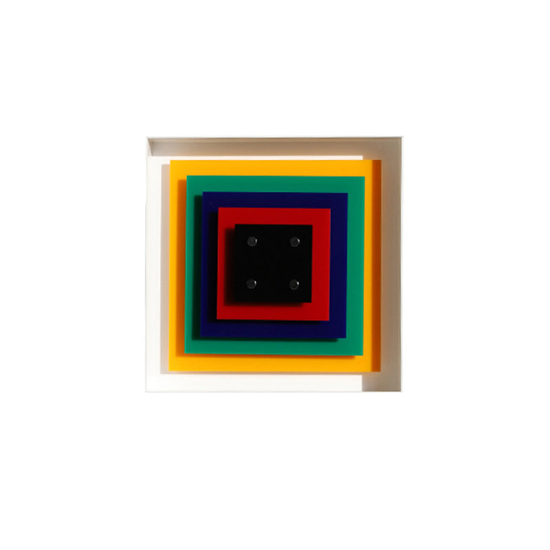 Diff Square Sculptural Wall Sconce-DF6047