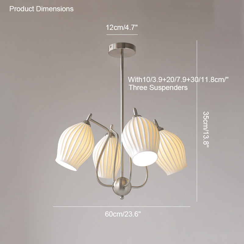 Diff Ceramic Flower Chandelier-DF2121