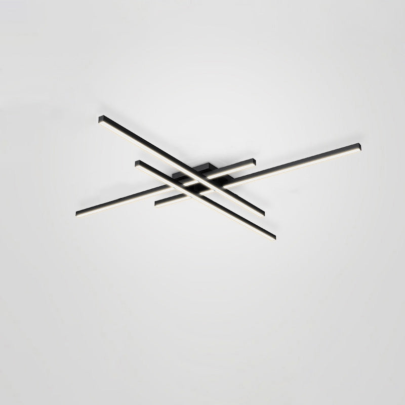 Diff Grid Integrated Led Flush Mount Ceiling Light-DF1004