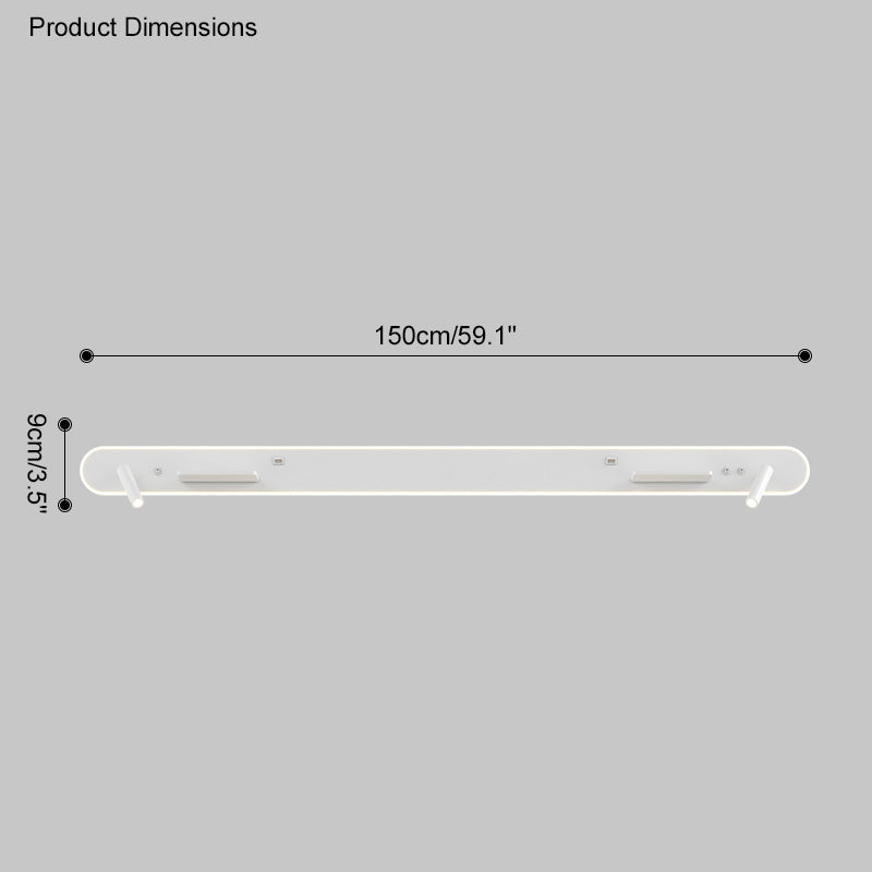 Diff Long Wall Spotlight with Switch & Charging Panel-DF6051