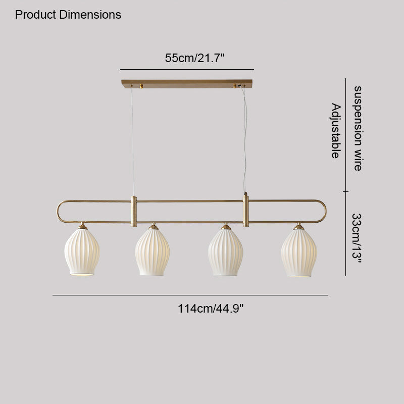 Diff Ceramic Flower Chandelier-DF2121