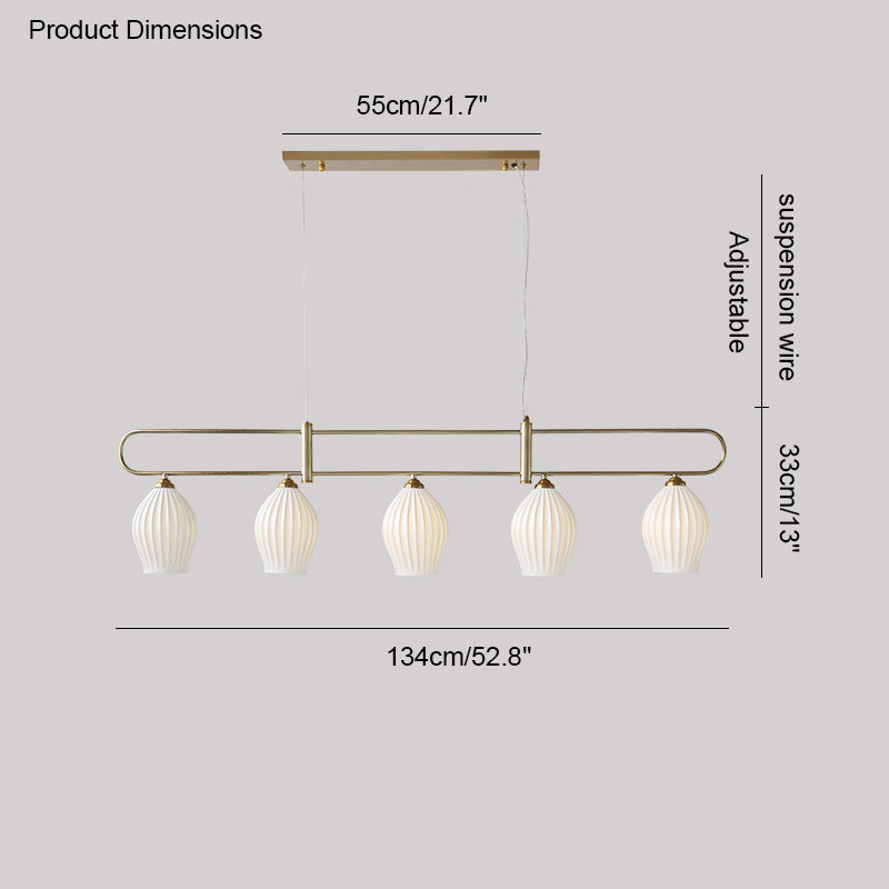 Diff Ceramic Flower Chandelier-DF2121