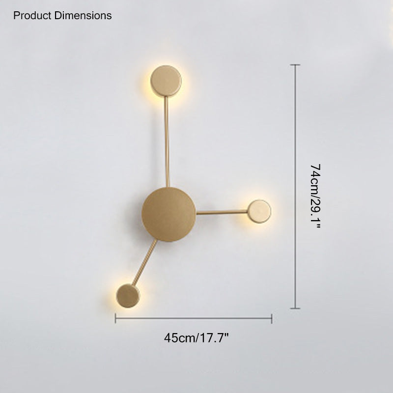 Diff Multi-light Sculptural Wall Sconce-DF6011