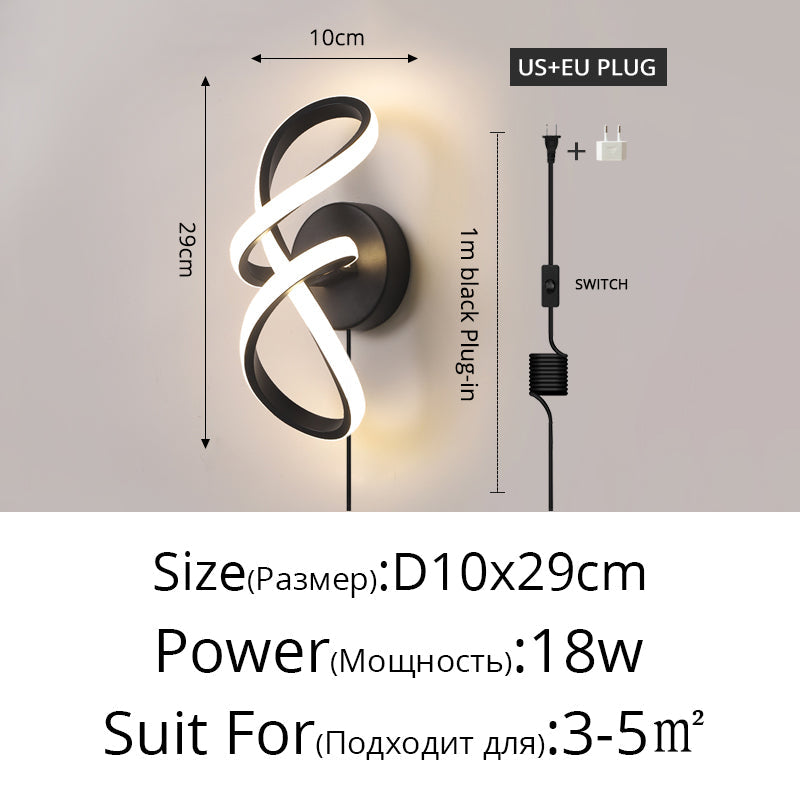 Diff Musical Note Sculptural Wall Sconce-DF6015