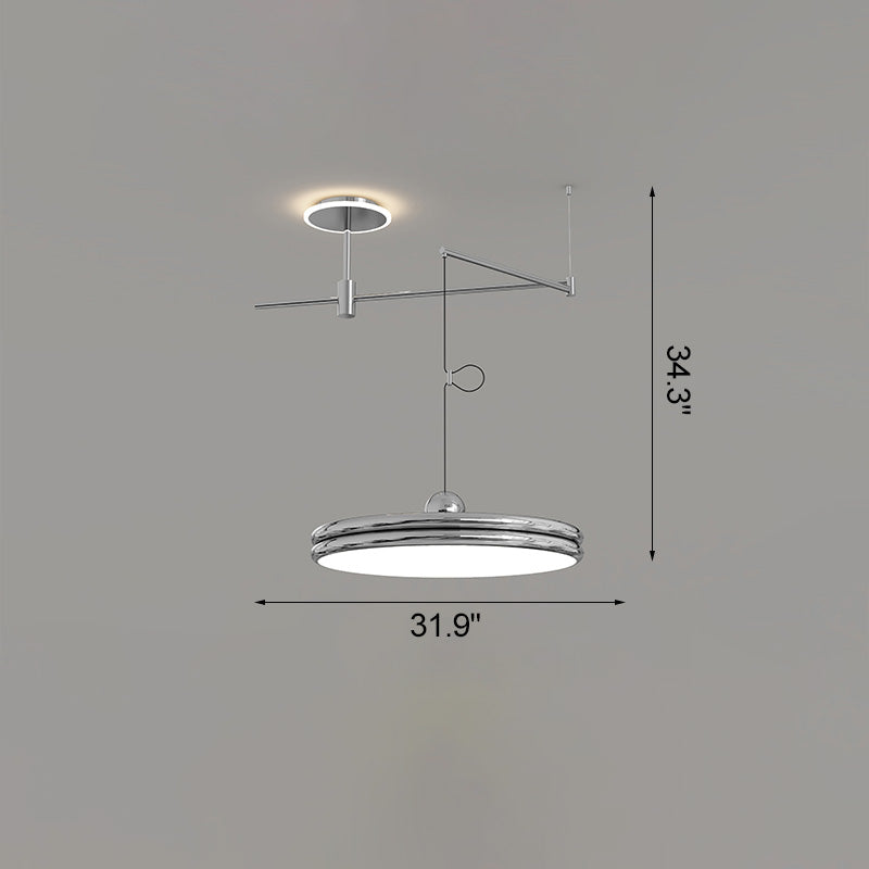 Diff Disc Offset Pendant Light-DF2251