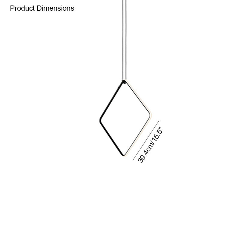 Diff Long Geometric Chandelier-DF2118