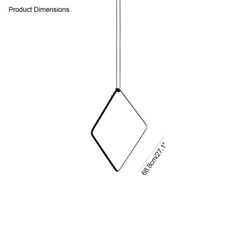 Diff Long Geometric Chandelier-DF2118