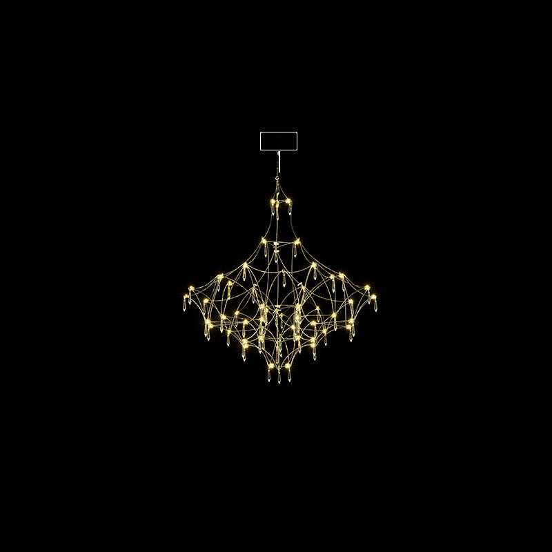 Diff Large Sculptural Crystal Chandelier-DF2201