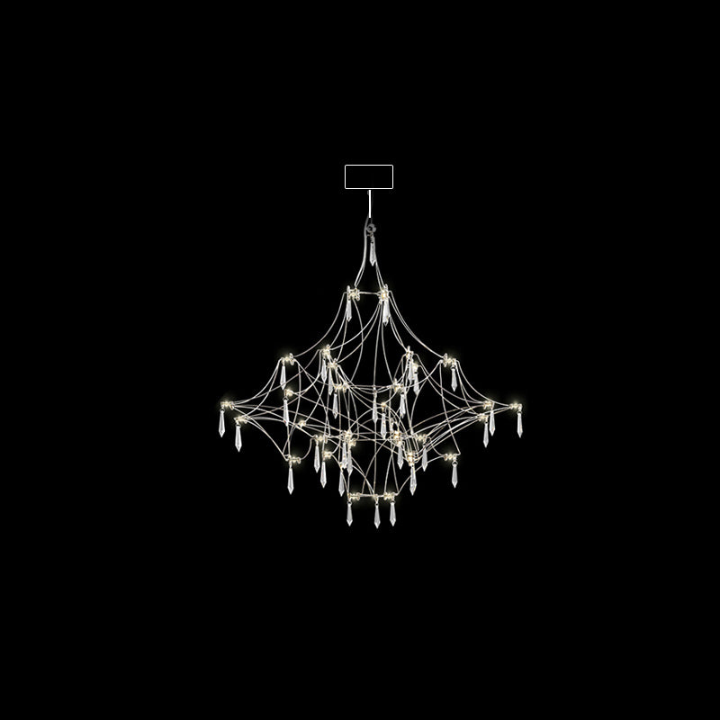 Diff Large Sculptural Crystal Chandelier-DF2201