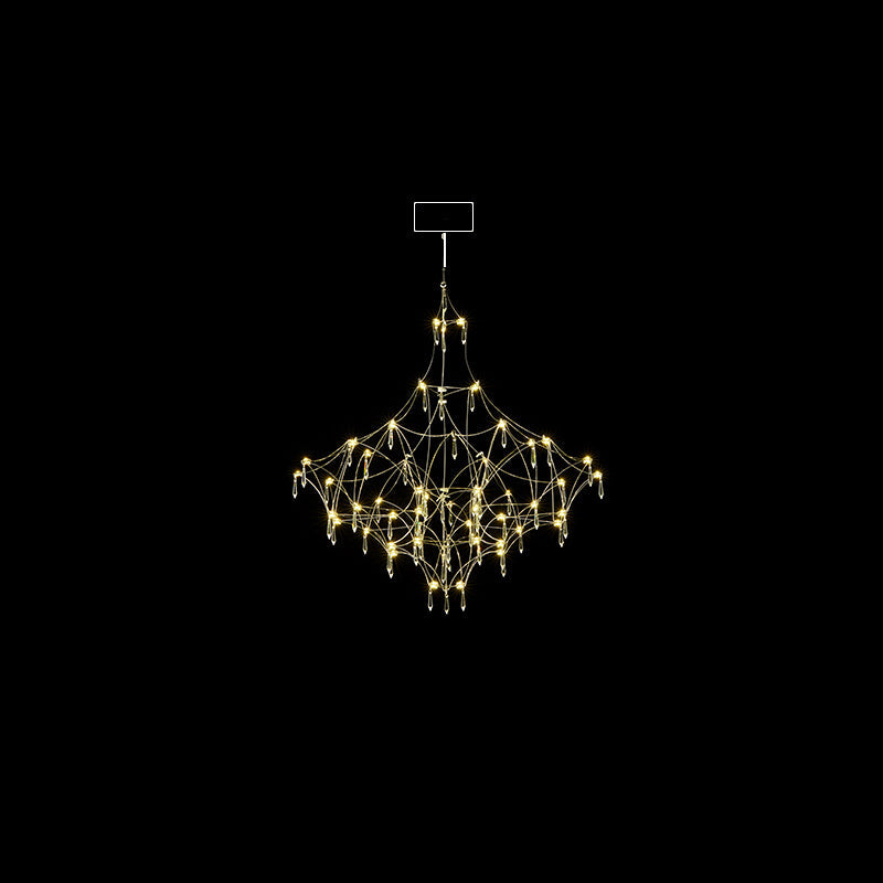 Diff Large Sculptural Crystal Chandelier-DF2201