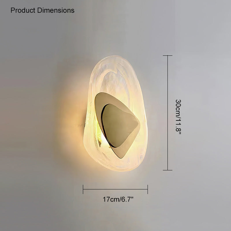 Diff Water Ripple Sculptural Wall Sconce-DF6041