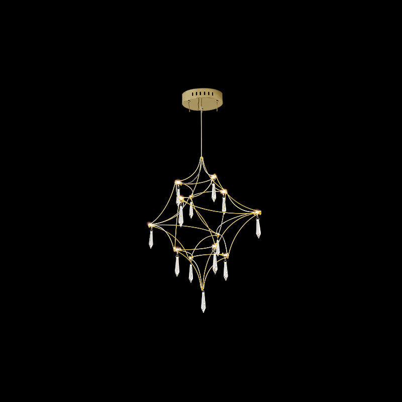 Diff Large Sculptural Crystal Chandelier-DF2201