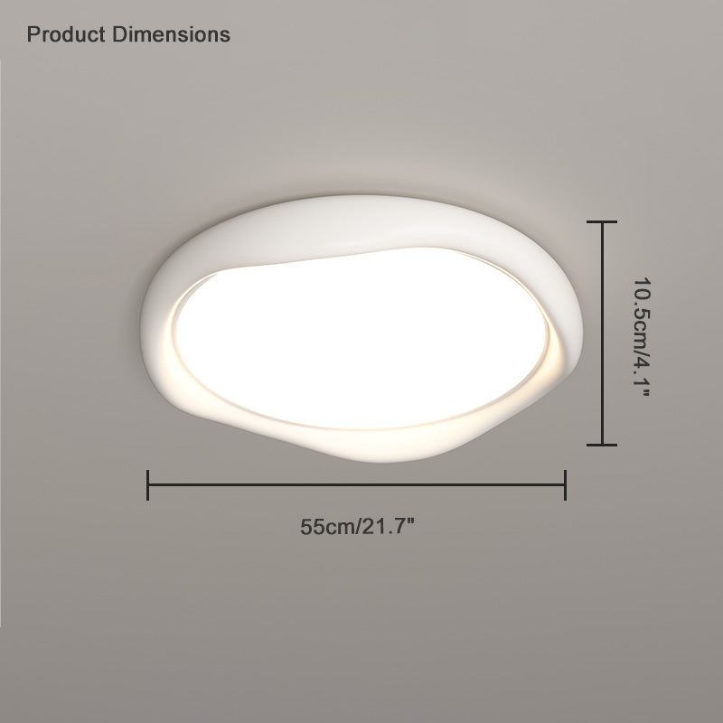 Diff White Wavy Round Ceiling Light-DF1109