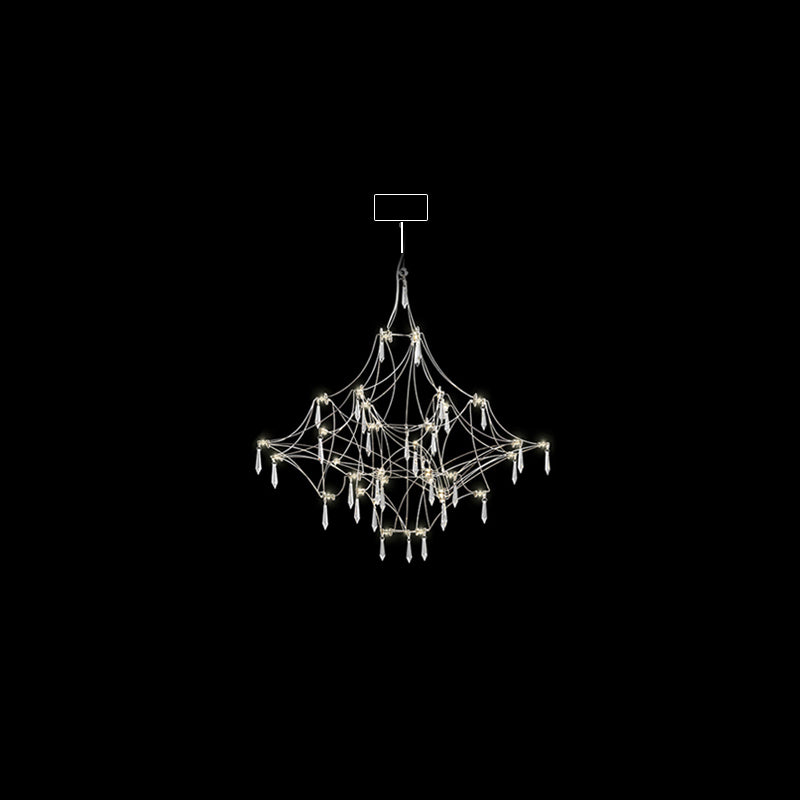 Diff Large Sculptural Crystal Chandelier-DF2201
