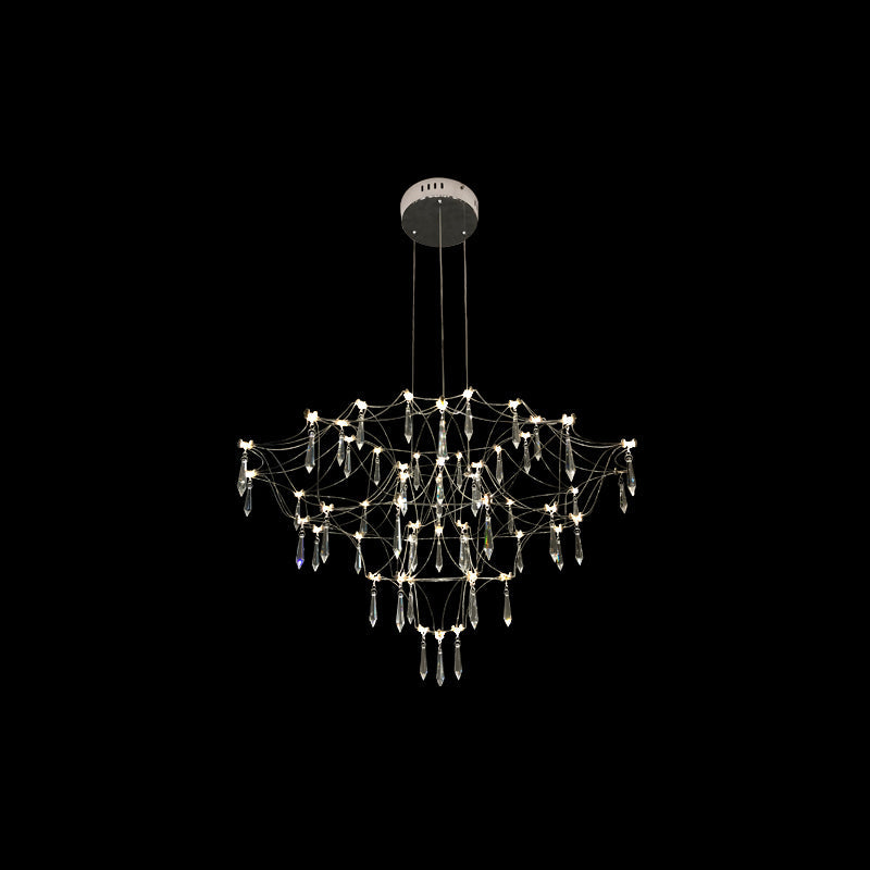 Diff Large Sculptural Crystal Chandelier-DF2201