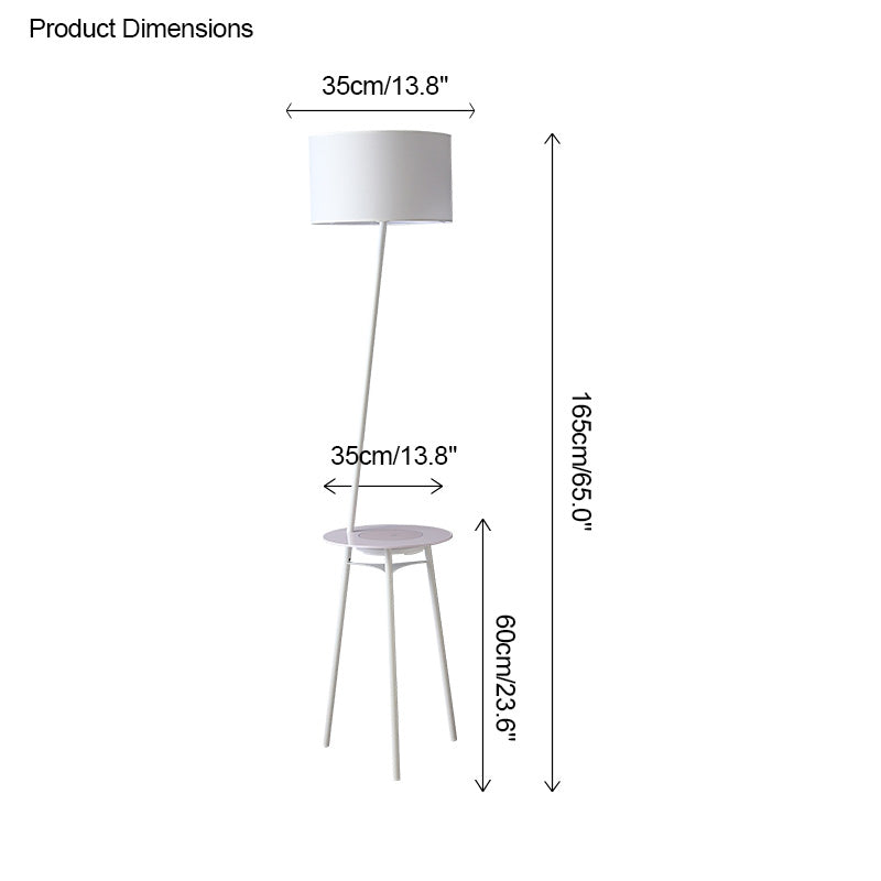 Diff Dimmable Tripod Floor Lamp with Charging Tray-DF7057