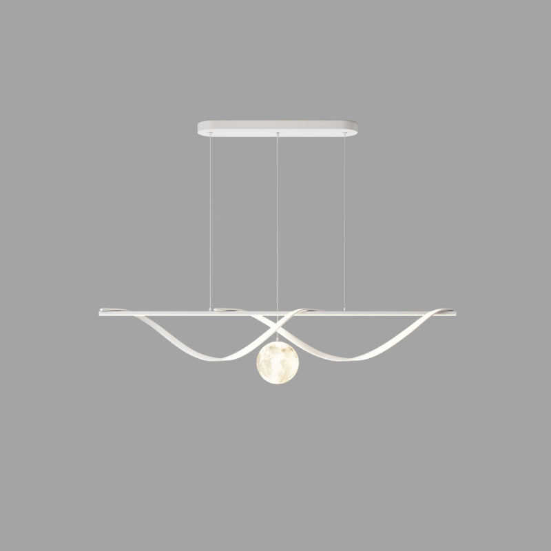 Diff Moon Sculptural Linear Chandelier-DF2239