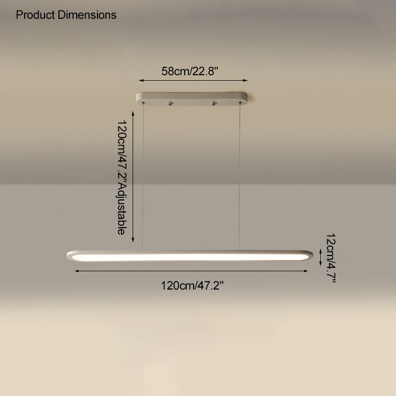 Diff Long Oval Pendant Light-DF2248