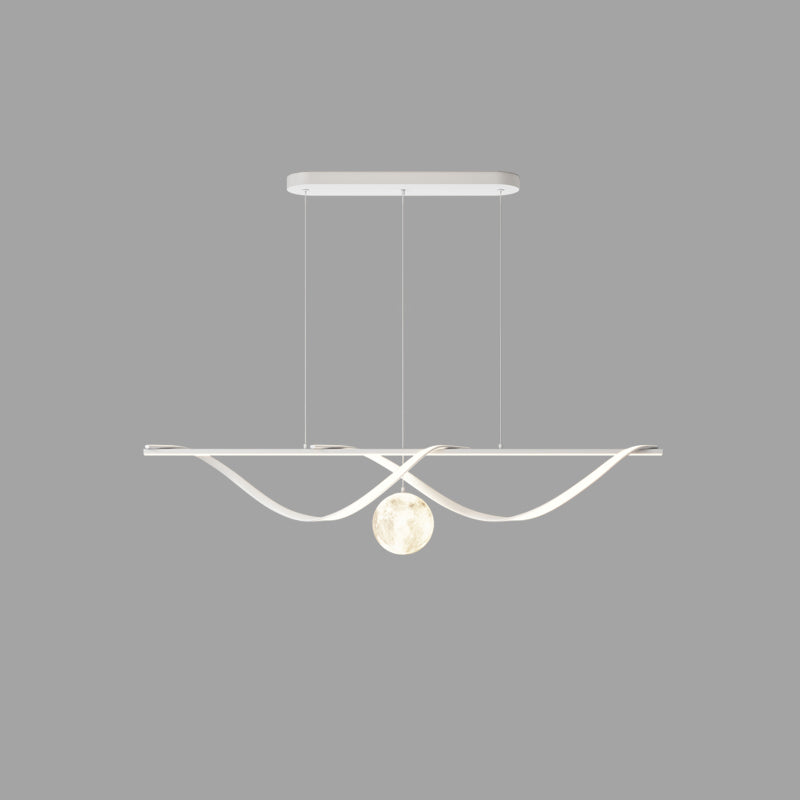 Diff Moon Sculptural Linear Chandelier-DF2239