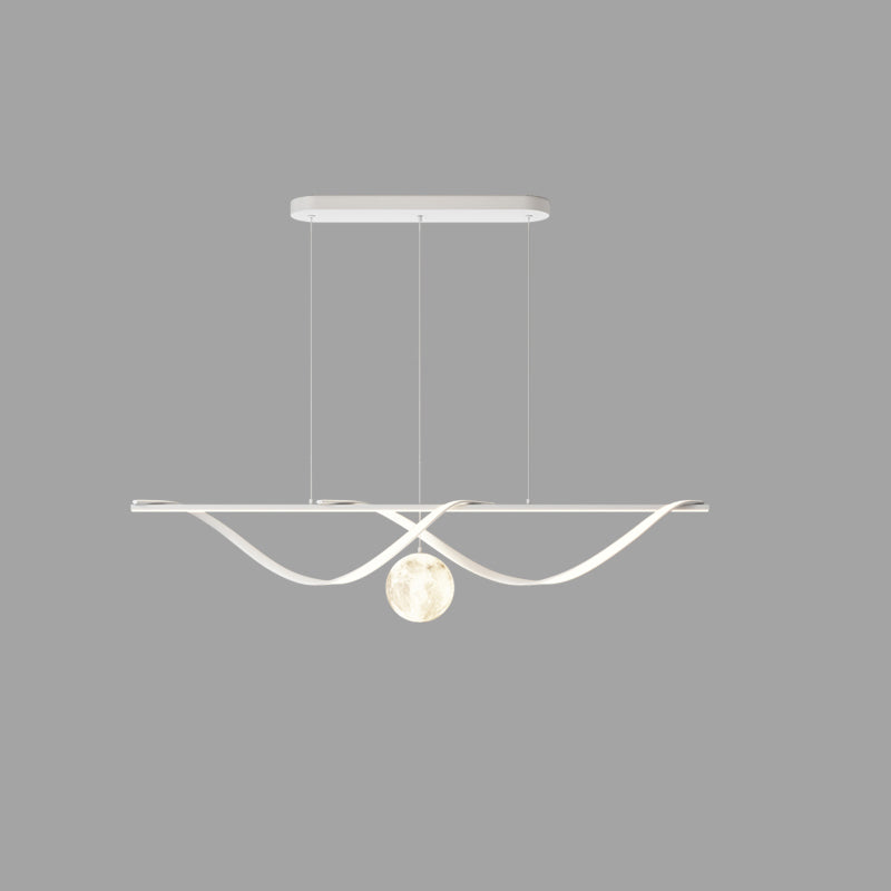 Diff Moon Sculptural Linear Chandelier-DF2239