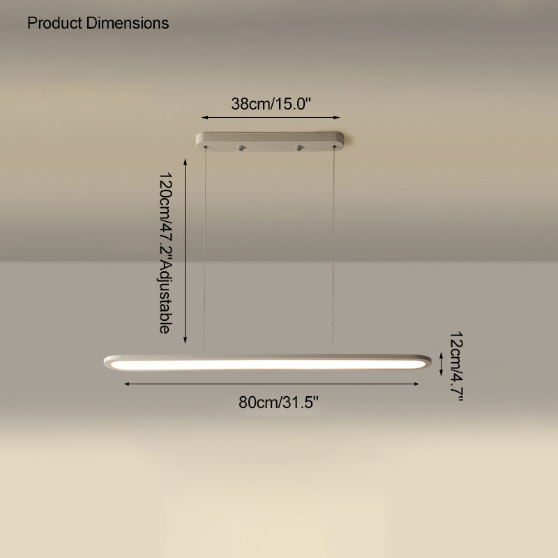 Diff Long Oval Pendant Light-DF2248