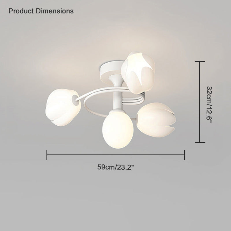 Diff Fancy Magnolia Flower Ceiling Light-DF1045