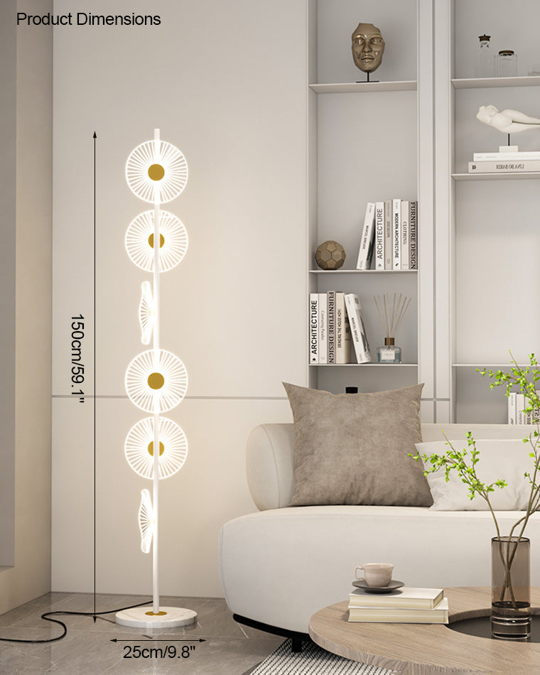 Diff Multi-light Dimmable Floor Lamp with Remote-DF7075